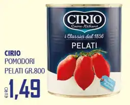 Big Food Cirio pomodori pelati offerta
