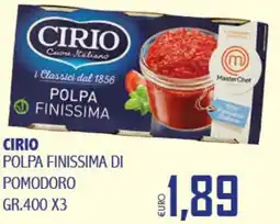 Big Food Cirio polpa finissima di pomodoro offerta