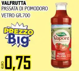 Big Food Valfrutta passata di pomodoro vetro offerta
