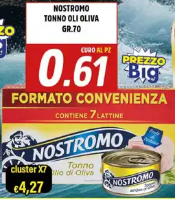 Big Food Nostromo tonno oli oliva offerta
