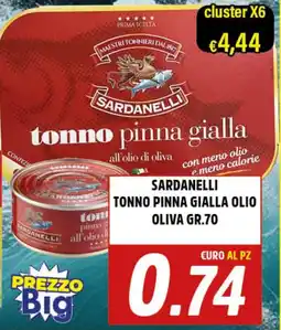 Big Food Sardanelli tonno pinna gialla olio oliva offerta