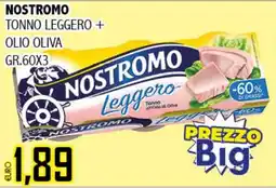 Big Food Nostromo tonno leggero + olio oliva offerta