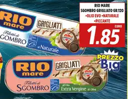 Big Food Rio mare sgombro grigliato offerta