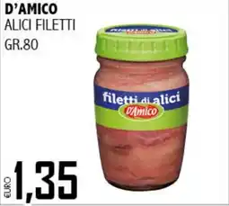 Big Food D'amico alici filetti offerta