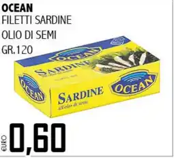 Big Food Ocean filetti sardine olio di semi offerta