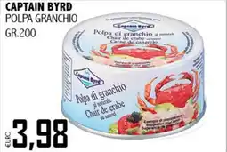 Big Food Captain byrd polpa granchio offerta