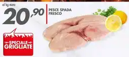 Italmark Pesce spada fresco offerta