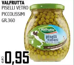 Big Food Valfrutta piselli vetro piccolissimi offerta