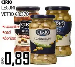 Big Food Cirio legumi vetro offerta