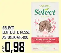 Big Food Select lenticchie rosse astuccio offerta