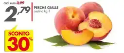 Italmark Pesche gialle cestino offerta