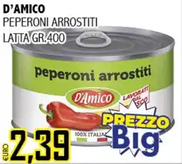 Big Food D'amico peperoni arrostiti latta offerta
