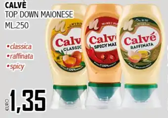 Big Food Calve top down maionese offerta