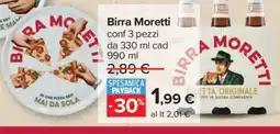 Carrefour BIRRA MORETTI offerta