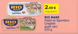 Carrefour RIO MARE Filetti di Sgombro grigliati offerta