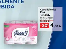 Carrefour Carta Igienica Pink Tenderly offerta