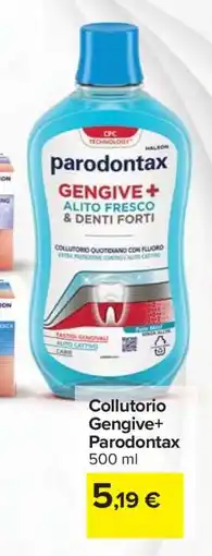 Carrefour COLLUTORIO GENGIVE + PARODONTAX offerta