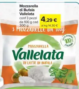 Carrefour Mozzarella di Bufala Vallelata offerta
