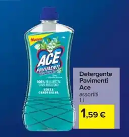 Carrefour DETERGENTE PAVIMENTI ACE offerta