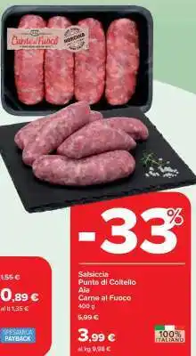 Carrefour Salsiccia Punta di Coltello offerta