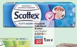 Carrefour Fazzoletti Tutti Giorni Scottex offerta