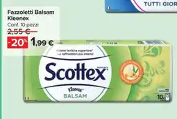 Carrefour Fazzoletti Balsam Kleenex offerta