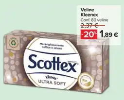 Carrefour Veline Kleenex offerta