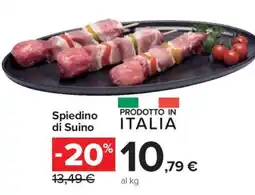 Carrefour SPIEDINO DI SUINO offerta