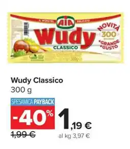 Carrefour WUDY CLASSICO offerta