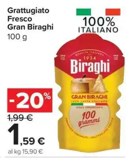 Carrefour Grattugiato Fresco Gran Biraghi offerta