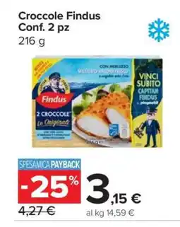 Carrefour Croccole Findus offerta