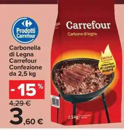 Carrefour Carbonella di Legna Carrefour offerta
