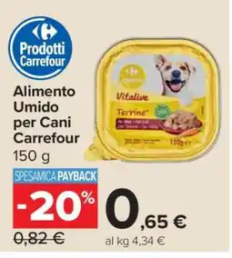 Carrefour Alimento Umido per Cani Carrefour offerta