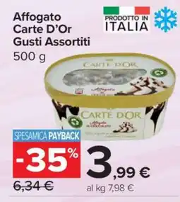 Carrefour Affogato Carte D’Or Gusti Assortiti offerta