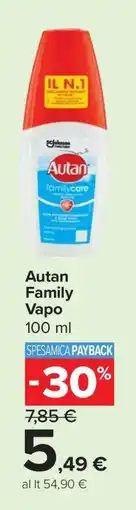Carrefour Autan Family Vapo offerta