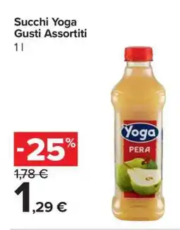 Carrefour Succhi Yoga Gusti Assortiti offerta