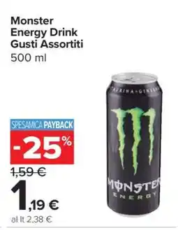 Carrefour Monster Energy Drink Gusti Assortiti offerta
