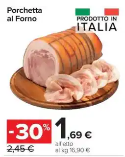 Carrefour Porchetta al Forno offerta