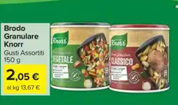 Carrefour BRODO GRANULARE KNORR offerta