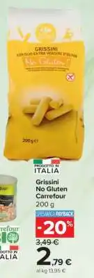 Carrefour Grissini No Gluten Carrefour offerta