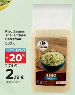 Carrefour Riso Jasmin Thailandese Carrefour offerta