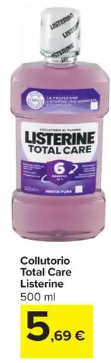Carrefour Collutorio Total Care Listerine offerta