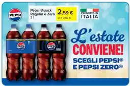 Carrefour Pepsi Bipack Regular o Zero offerta