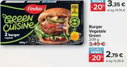 Carrefour Burger Vegetale Green offerta