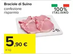 Carrefour Braciole di suino offerta