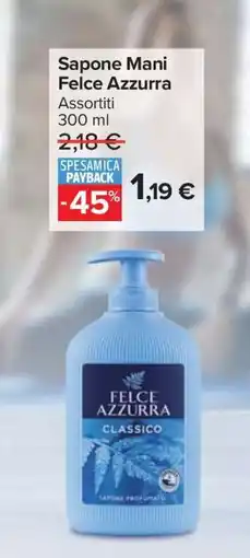 Carrefour Sapone Mani Felce Azzurra offerta