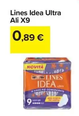 Carrefour Lines Idea Ultra Ali X9 offerta