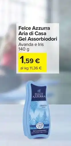 Carrefour Felce Azzurra Aria di Casa Gel Assorbiodori offerta