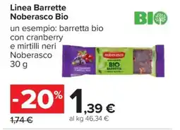 Carrefour Linea Barrette Noberasco Bio offerta