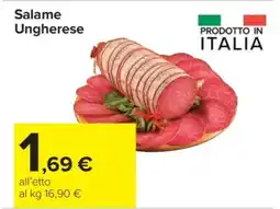 Carrefour Salame Ungherese offerta